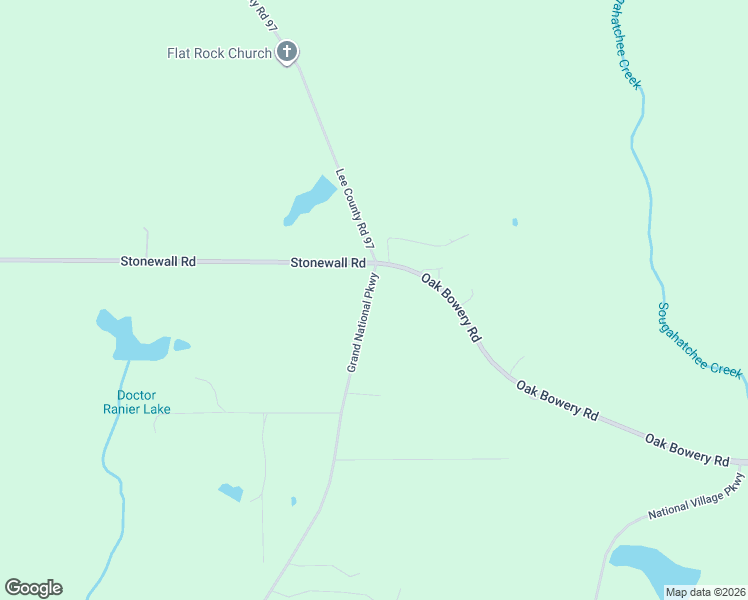 map of restaurants, bars, coffee shops, grocery stores, and more near 4101-4225 Grand National Pkwy in Opelika