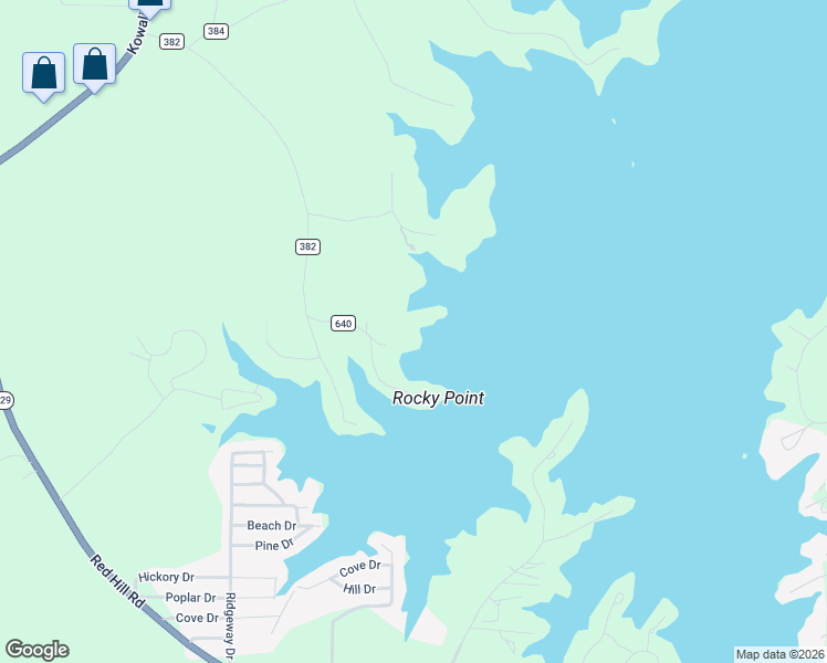 map of restaurants, bars, coffee shops, grocery stores, and more near 211 Pelican Point in Eclectic