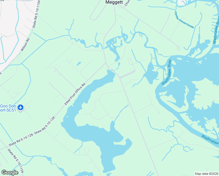 map of restaurants, bars, coffee shops, grocery stores, and more near 4559 South Carolina 165 in Meggett