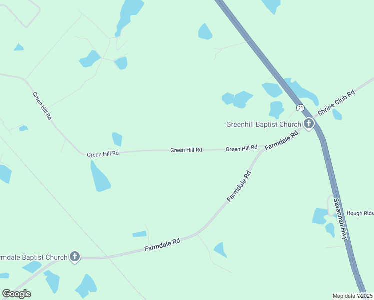 map of restaurants, bars, coffee shops, grocery stores, and more near in Hiltonia