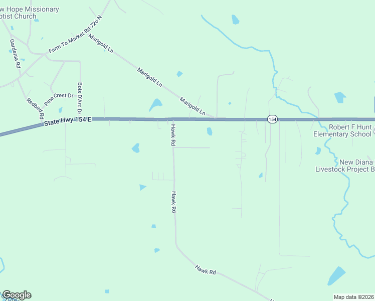 map of restaurants, bars, coffee shops, grocery stores, and more near 107 Jacklyn Lane in Diana