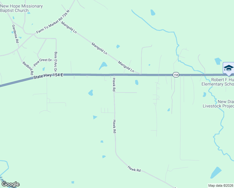 map of restaurants, bars, coffee shops, grocery stores, and more near 107 Jacklyn Road in Diana