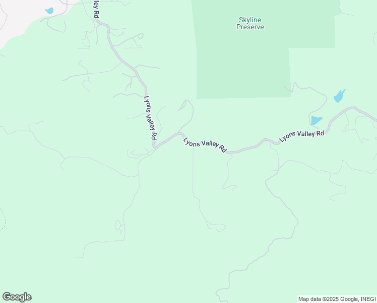 map of restaurants, bars, coffee shops, grocery stores, and more near 16299 Lyons Valley Road in Jamul