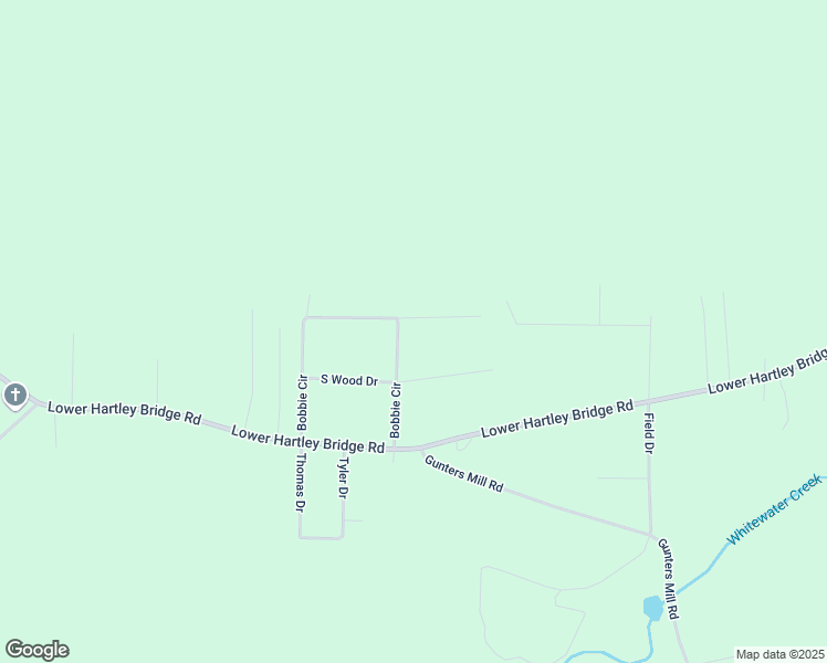 map of restaurants, bars, coffee shops, grocery stores, and more near 533 Bobbie Circle in Byron