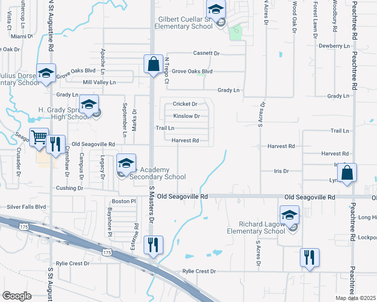map of restaurants, bars, coffee shops, grocery stores, and more near 308 Levant Avenue in Dallas