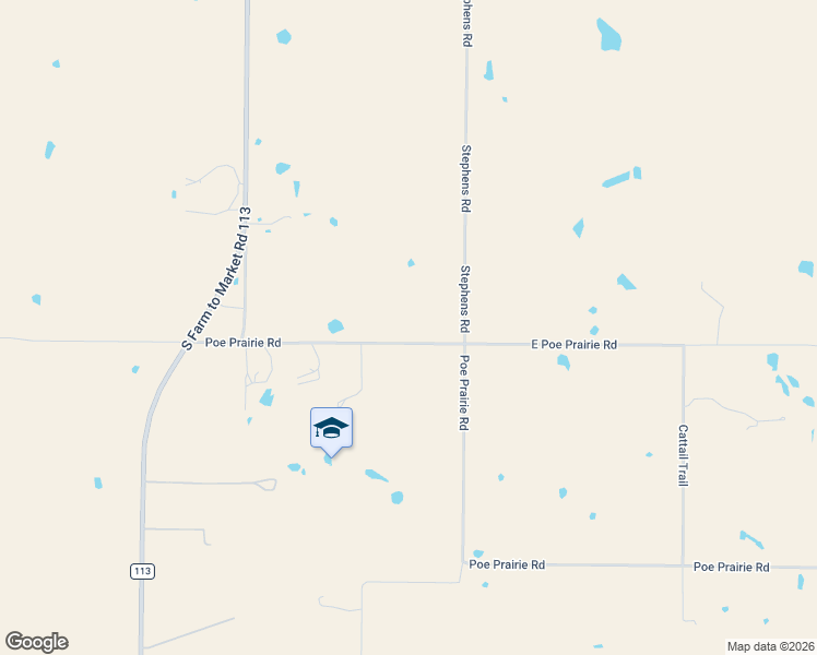 map of restaurants, bars, coffee shops, grocery stores, and more near 481 Poe Prairie Road in Millsap