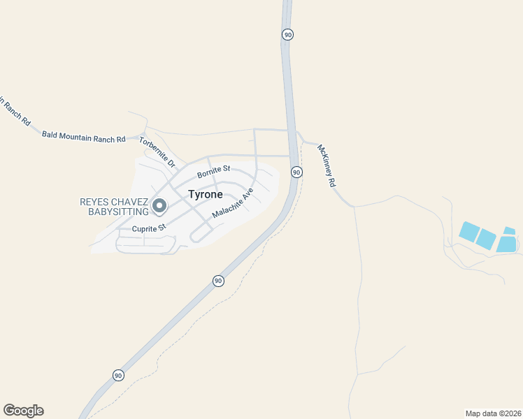 map of restaurants, bars, coffee shops, grocery stores, and more near 111 Chalcocite in Tyrone