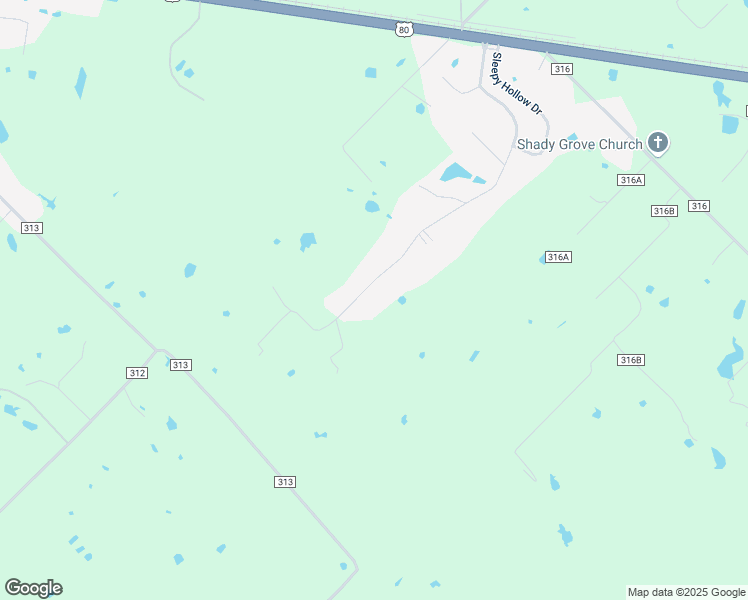 map of restaurants, bars, coffee shops, grocery stores, and more near 10081 Sleepy Hollow Road in Terrell