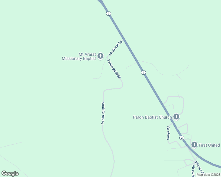 map of restaurants, bars, coffee shops, grocery stores, and more near 100-598 Mount Ararat Road in Sterlington