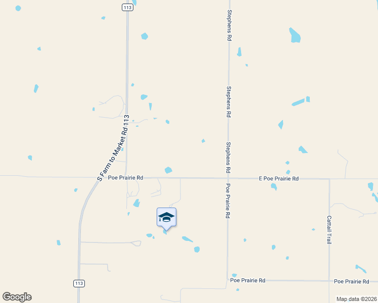 map of restaurants, bars, coffee shops, grocery stores, and more near 481 Poe Prairie Rd in Millsap