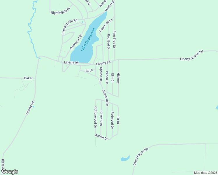 map of restaurants, bars, coffee shops, grocery stores, and more near Pecan Drive in Harleton