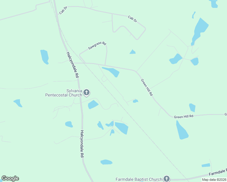 map of restaurants, bars, coffee shops, grocery stores, and more near 118 Waters Lane in Sylvania