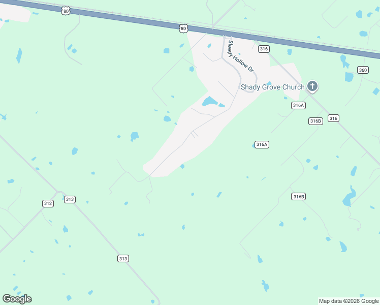 map of restaurants, bars, coffee shops, grocery stores, and more near 10237 Sleepy Hollow Road in Terrell