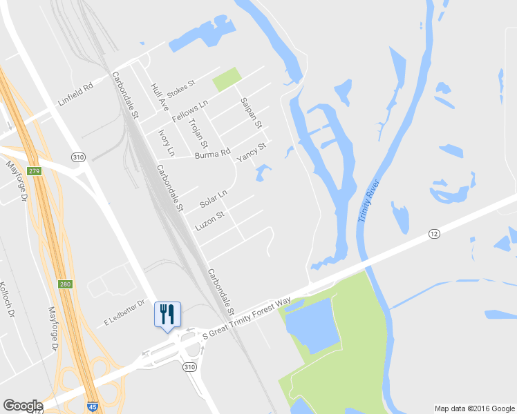 map of restaurants, bars, coffee shops, grocery stores, and more near 4643 Corregidor Street in Dallas