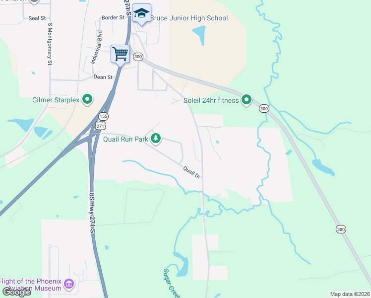 map of restaurants, bars, coffee shops, grocery stores, and more near 205 Red Pheasant Drive in Gilmer