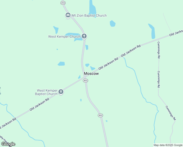 map of restaurants, bars, coffee shops, grocery stores, and more near in Kemper County