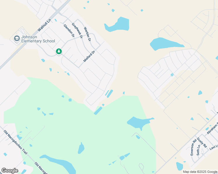 map of restaurants, bars, coffee shops, grocery stores, and more near 904 Gold Finch Lane in Forney
