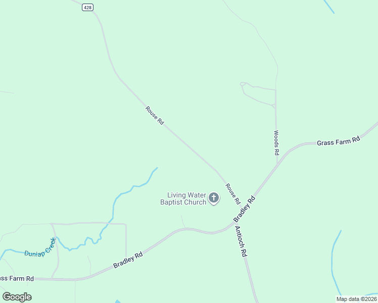 map of restaurants, bars, coffee shops, grocery stores, and more near 1560 Rouse Road in Equality