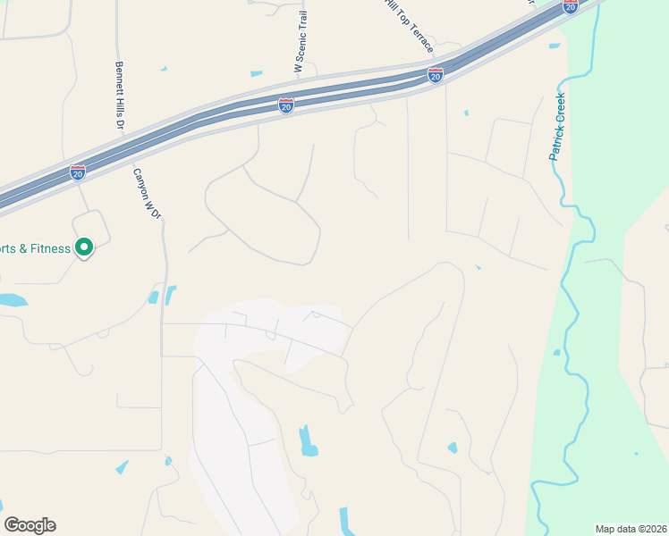 map of restaurants, bars, coffee shops, grocery stores, and more near 234 Trail Ridge in Weatherford