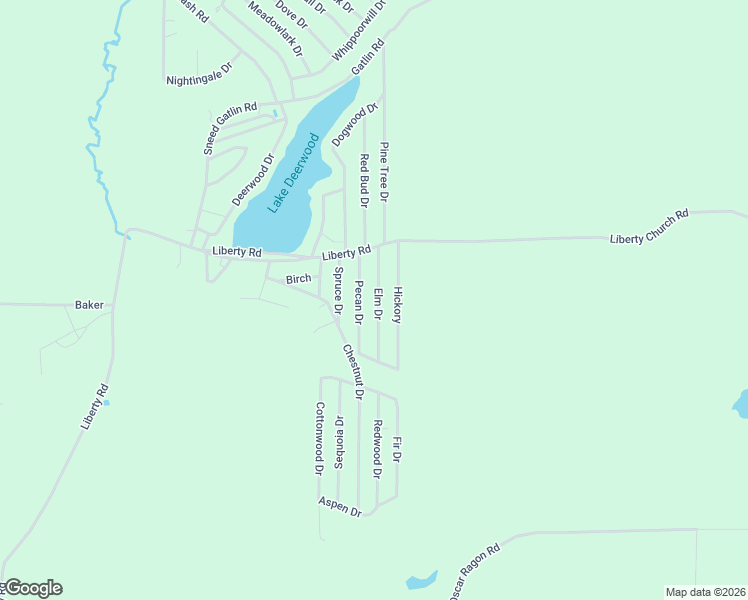 map of restaurants, bars, coffee shops, grocery stores, and more near 124 Elm Drive in Harleton