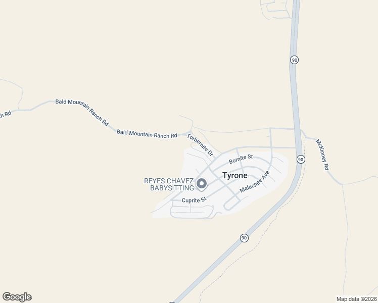 map of restaurants, bars, coffee shops, grocery stores, and more near 120 Chalcopyrite Court in Tyrone