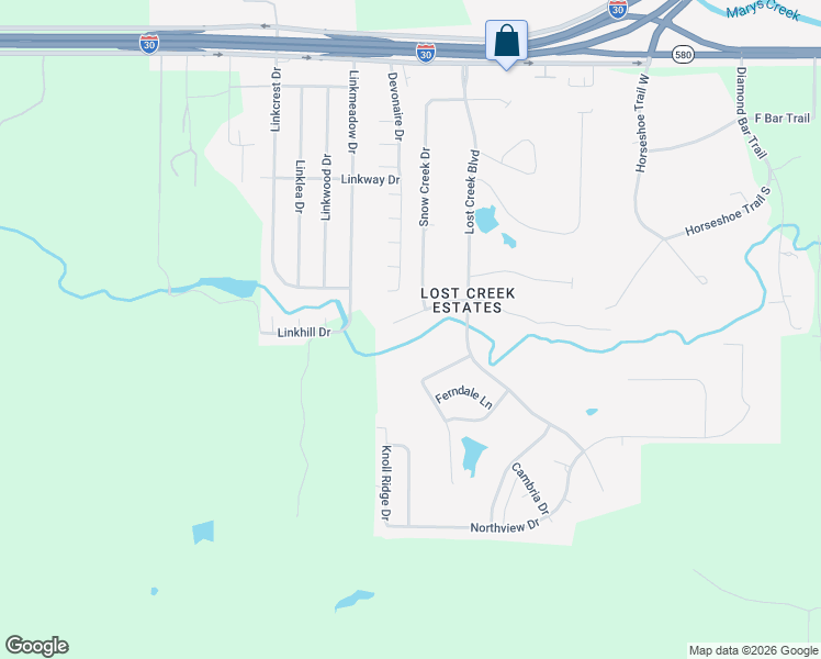 map of restaurants, bars, coffee shops, grocery stores, and more near 11908 Blue Creek Drive in Aledo