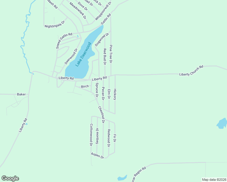 map of restaurants, bars, coffee shops, grocery stores, and more near 1225 Hickory in Harleton