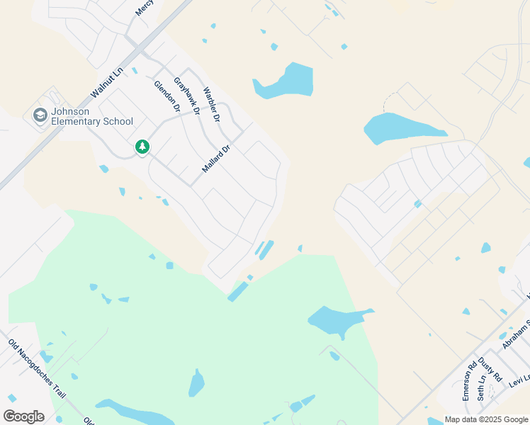 map of restaurants, bars, coffee shops, grocery stores, and more near 904 Gold Finch Lane in Forney