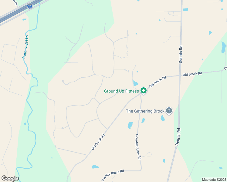 map of restaurants, bars, coffee shops, grocery stores, and more near 151 Canyon Creek Court in Weatherford