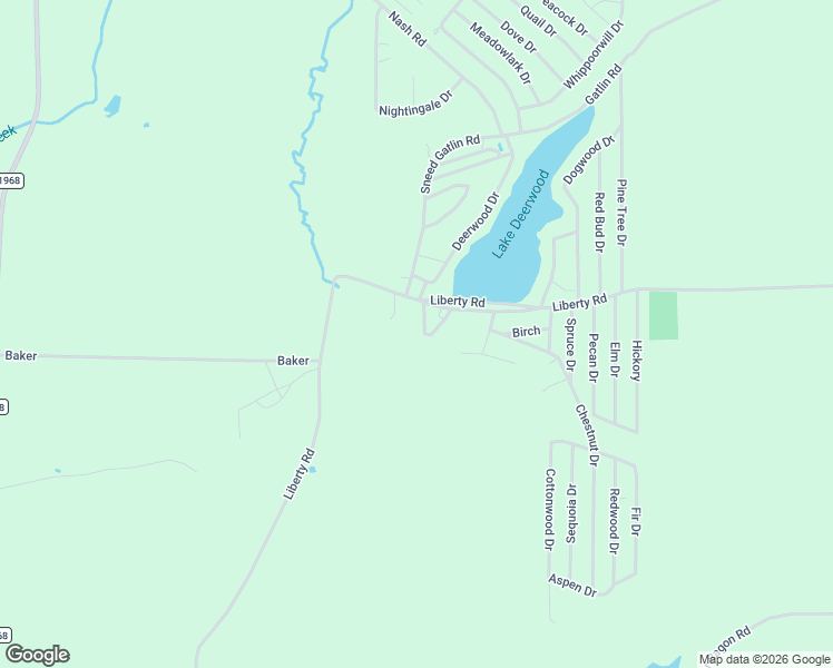 map of restaurants, bars, coffee shops, grocery stores, and more near Ceder Court in Harleton