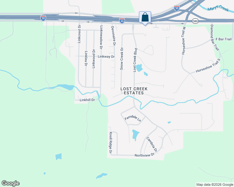 map of restaurants, bars, coffee shops, grocery stores, and more near 11908 Blue Creek Drive in Aledo