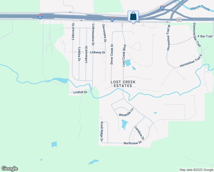 map of restaurants, bars, coffee shops, grocery stores, and more near 11908 Blue Creek Drive in Aledo
