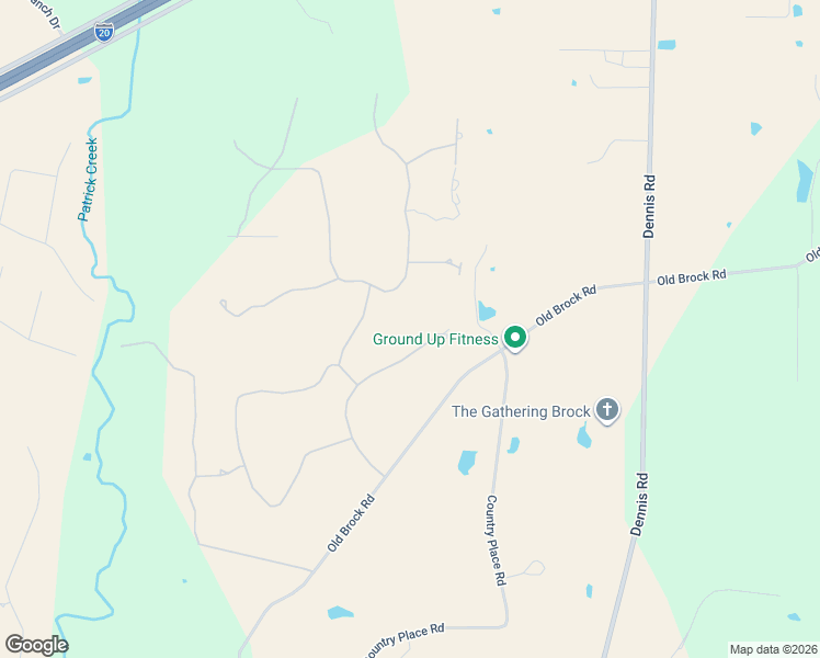 map of restaurants, bars, coffee shops, grocery stores, and more near 151 Canyon Creek Court in Weatherford