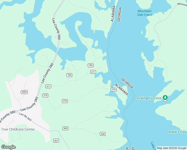 map of restaurants, bars, coffee shops, grocery stores, and more near 11 Lee Road 371 in Valley
