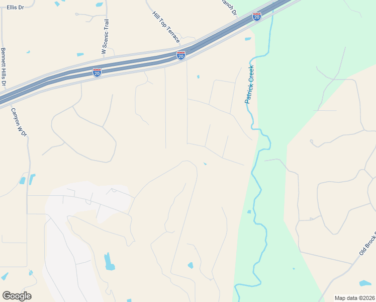 map of restaurants, bars, coffee shops, grocery stores, and more near 135-299 Top Flight Drive in Weatherford