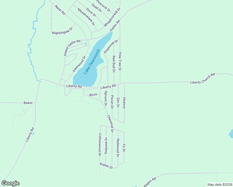 map of restaurants, bars, coffee shops, grocery stores, and more near 124 Elm Drive in Harleton