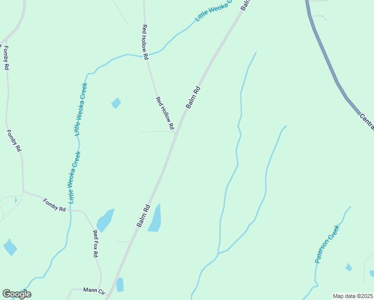 map of restaurants, bars, coffee shops, grocery stores, and more near 7206 Balm Road in Wetumpka