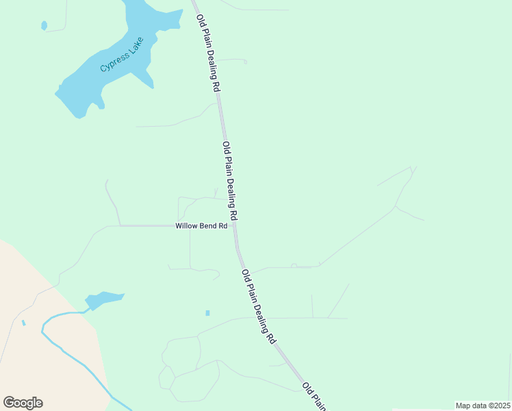 map of restaurants, bars, coffee shops, grocery stores, and more near 1106 Old Plain Dealing Road in Benton