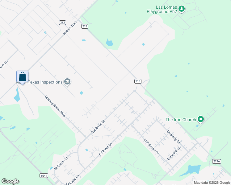 map of restaurants, bars, coffee shops, grocery stores, and more near 11177 Country Ridge Lane in Forney