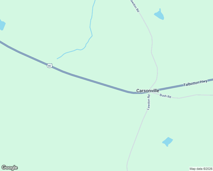 map of restaurants, bars, coffee shops, grocery stores, and more near Talbotton Highway in Butler