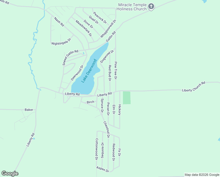 map of restaurants, bars, coffee shops, grocery stores, and more near 228 Red Bud Drive in Harleton