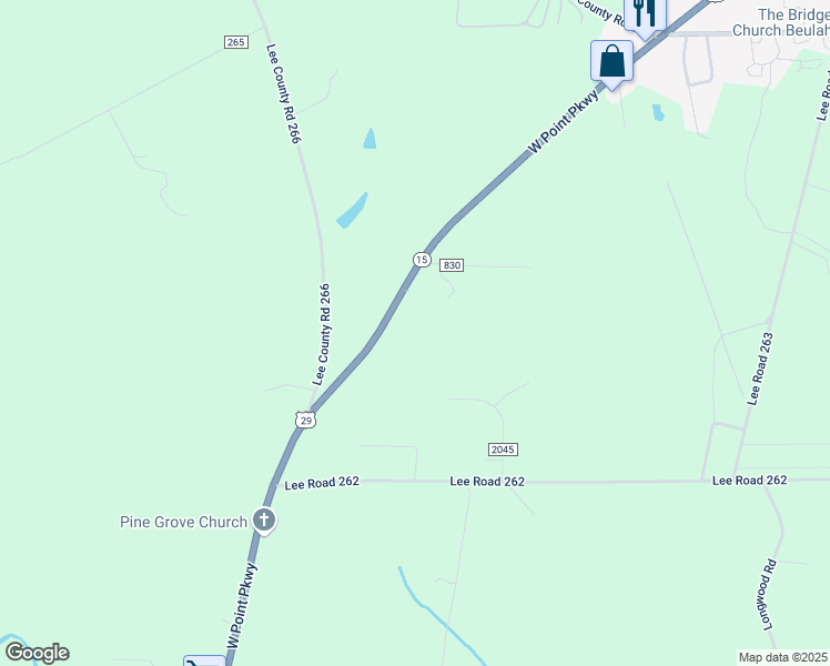 map of restaurants, bars, coffee shops, grocery stores, and more near 7801 U.S. 29 in Cusseta