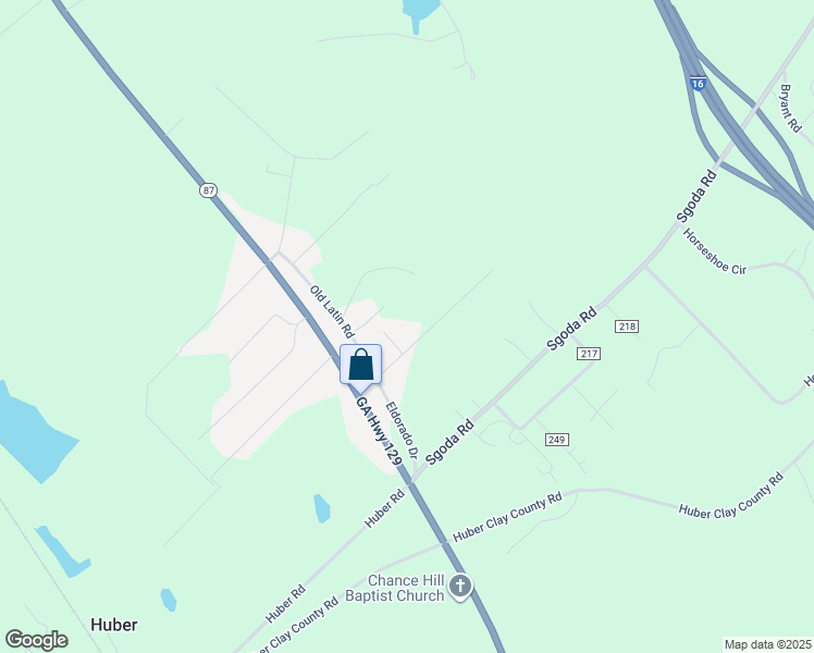 map of restaurants, bars, coffee shops, grocery stores, and more near 136 Tina Drive in Macon