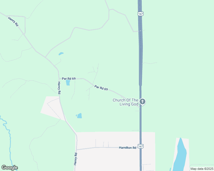 map of restaurants, bars, coffee shops, grocery stores, and more near 232 Par Road 69 in Dubach