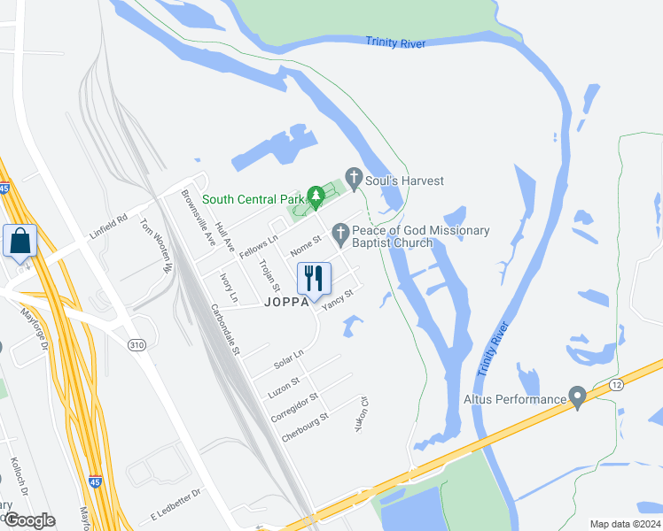 map of restaurants, bars, coffee shops, grocery stores, and more near 4746 Zealand Street in Dallas