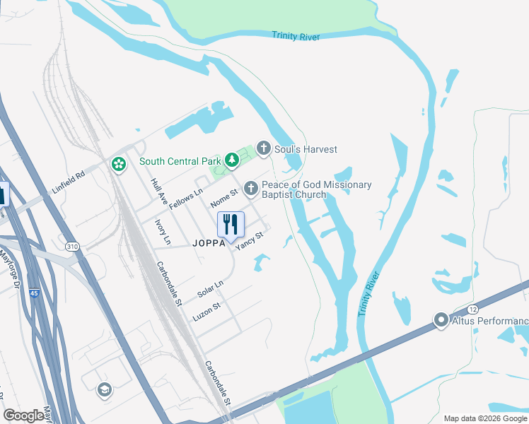 map of restaurants, bars, coffee shops, grocery stores, and more near 4808 Zealand Street in Dallas