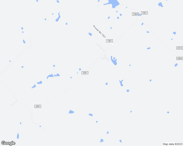 map of restaurants, bars, coffee shops, grocery stores, and more near County Road 3501 in Wills Point