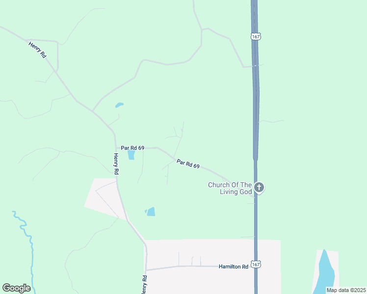 map of restaurants, bars, coffee shops, grocery stores, and more near 232-280 Par Road 69 in Dubach