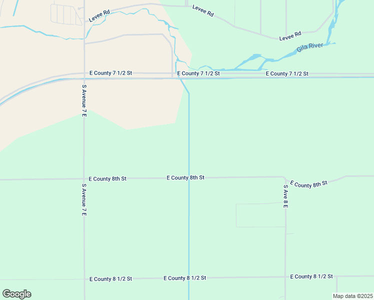 map of restaurants, bars, coffee shops, grocery stores, and more near East County 8th Street in Yuma