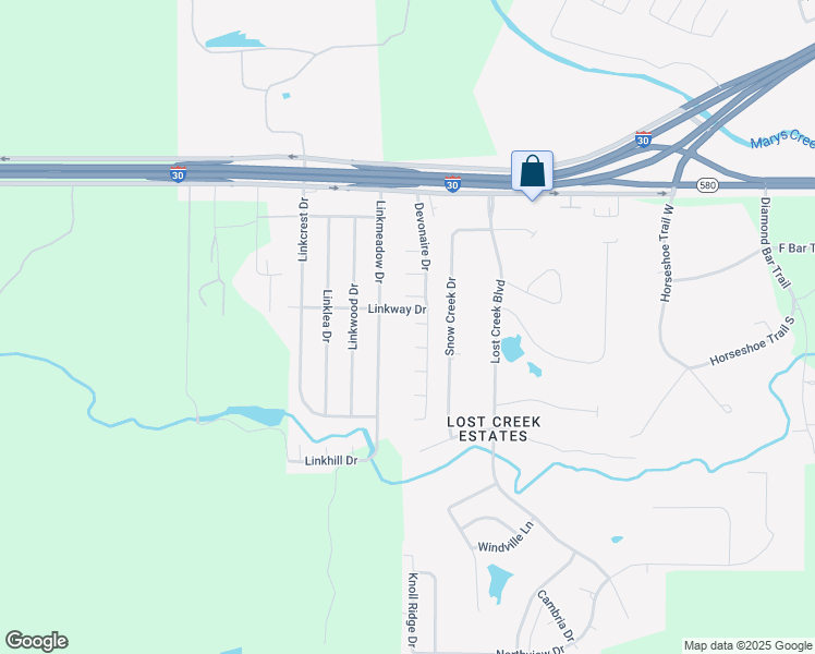 map of restaurants, bars, coffee shops, grocery stores, and more near 11909 Metmora Court in Aledo
